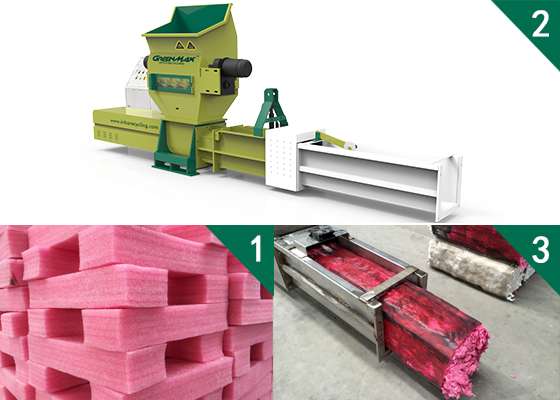 PE Foam Recycling Process